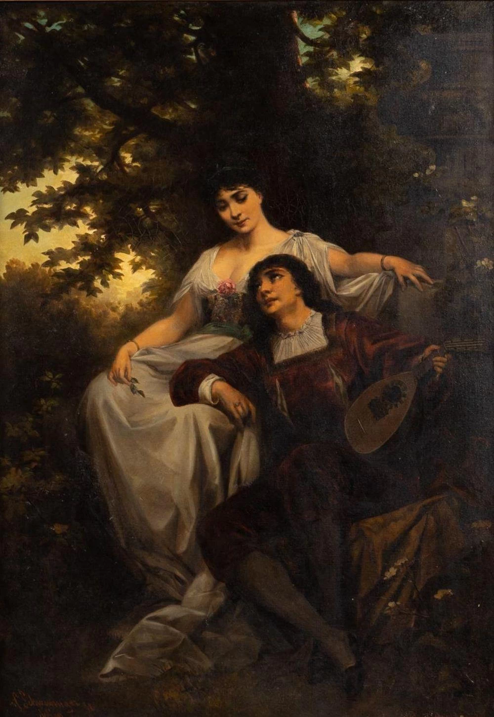 Carl Schweninger II - Coppia amorosa